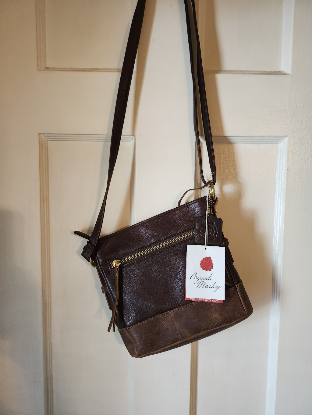Brown Osgood Marley Leather Crossbody Bag — image 4 of 6